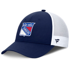Casquette Fanatics - New York Rangers - Authentic Pro - Trucker - Navy Blue
