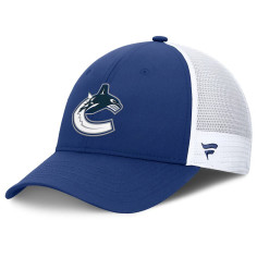 Casquette Fanatics - Vancouver Canucks - Authentic Pro - Trucker - Bleu