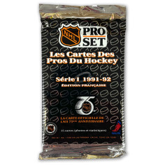 Pack Trading Cards NHL- 1991 Pro Set - 15 cartes