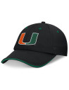 Casquette NCAA - Miami Hurricanes - Unstructured - Noire - TOW Brand