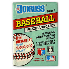 Pack Trading Cards MLB - Donruss Series 2 - 15 cartes