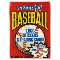 Pack Fleer - Baseball '91- 14 Trading Cards