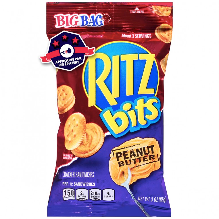 Ritz Bits - Beurre de cacahuètes - 85g