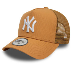 Trucker New Era - New York Yankees - Beige foncé