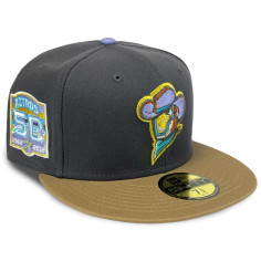 Casquette 59Fifty - Sugar Land Space Cowboys - Drop MiLB - Gris et Marron