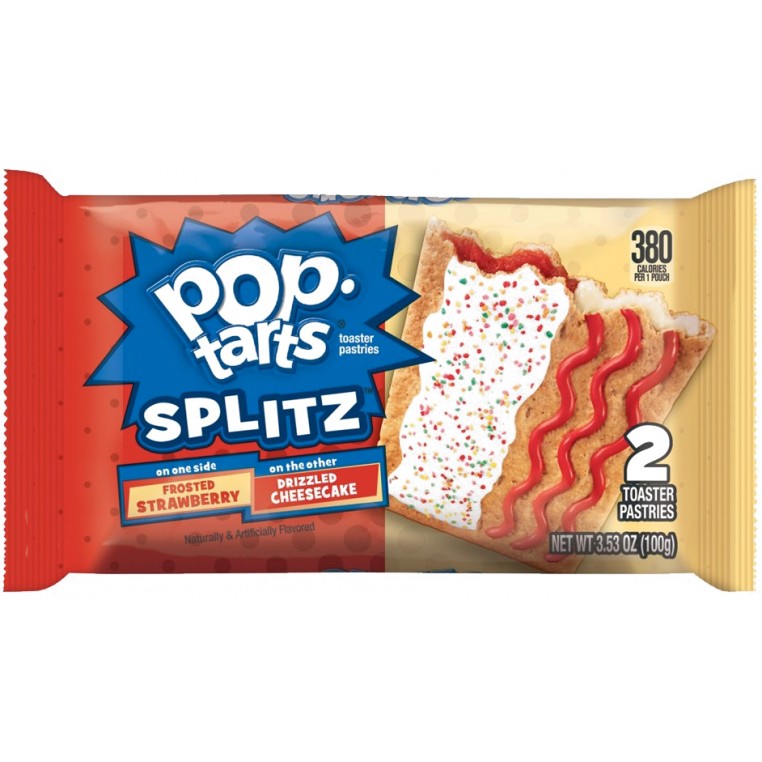 Pop Tarts Splitz - Strawberry & Cheesecake
