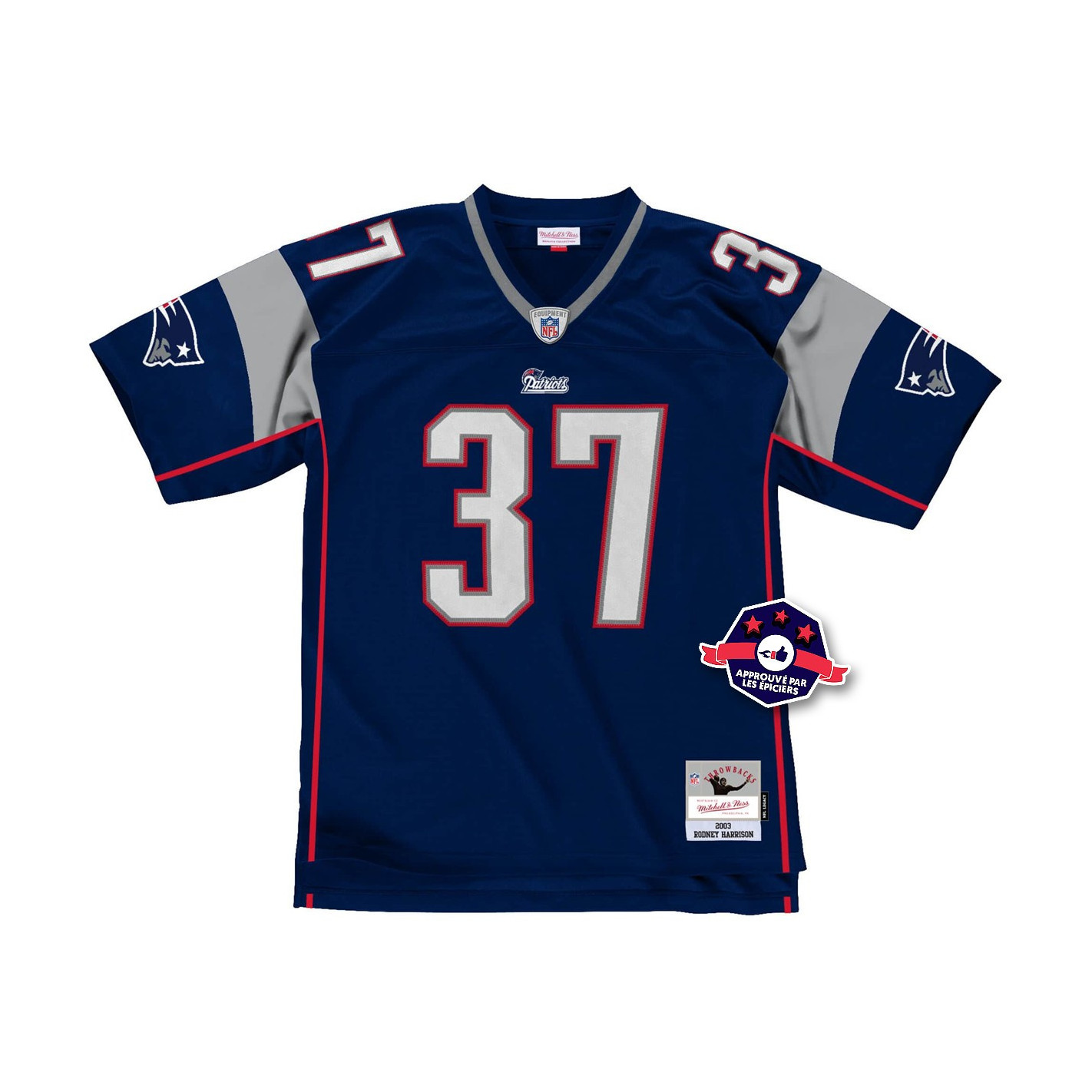Maillot NFL de Rodney Harrison aux New England Patriots