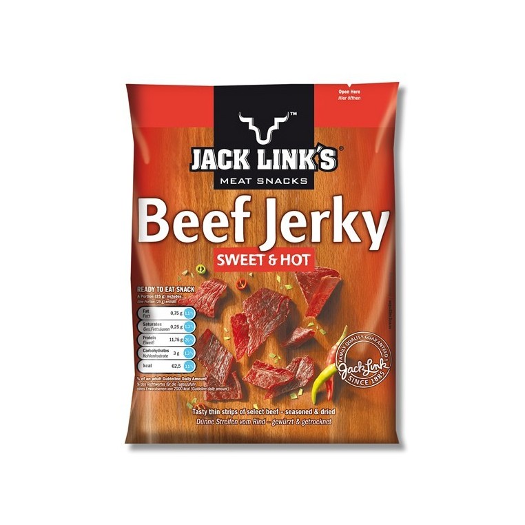 Beef Jerky Jack Link's Sweet and Hot - 25g