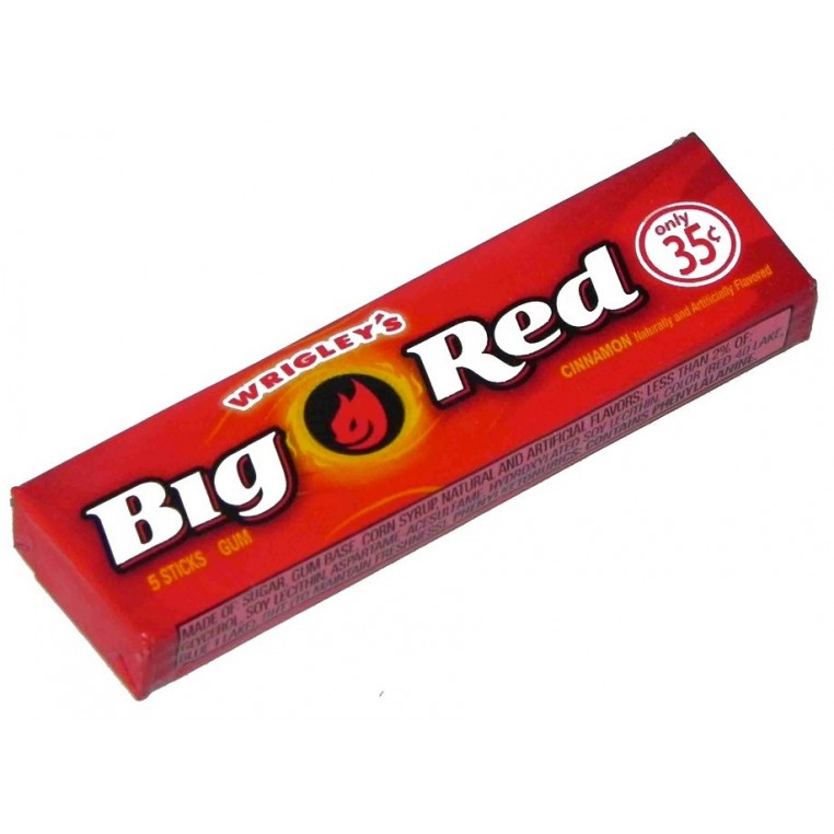 Chewing gums à la canelle Big Red