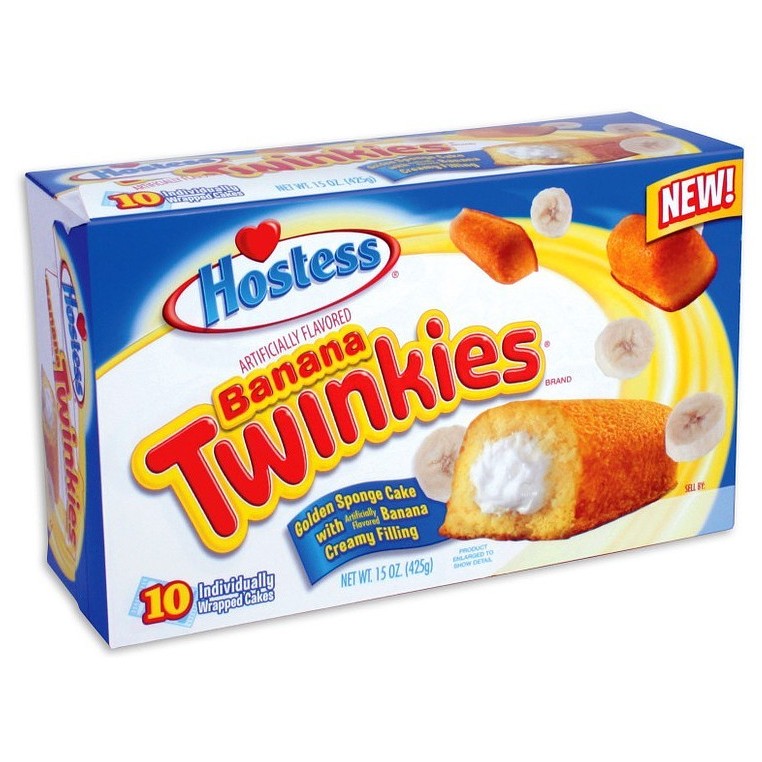 Paquet de Hostess Twinkies à la Banane