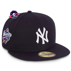 Casquette flexible à logo empilé bleu marine/gris New York Yankees de  marque Fanatics pour hommes