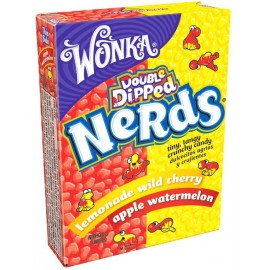 Nerds Double Dipped - Citronnade / Cerises sauvages & Pommes / Pastèques - Willy Wonka