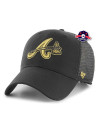 Casquette Trucker - Atlanta Braves - Black