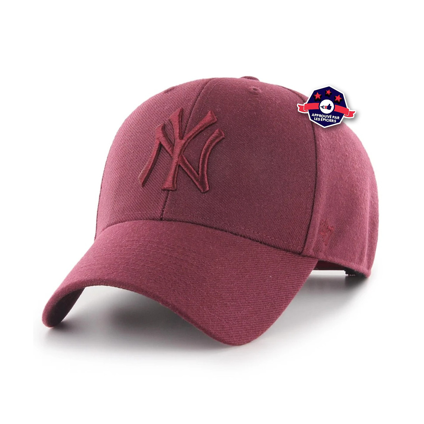 Maroon new york yankees hat top