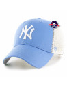 Casquette Trucker - New York Yankees - Bleu Pastel