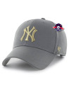 Casquette - New York Yankees Metallic Snap - Charcoal