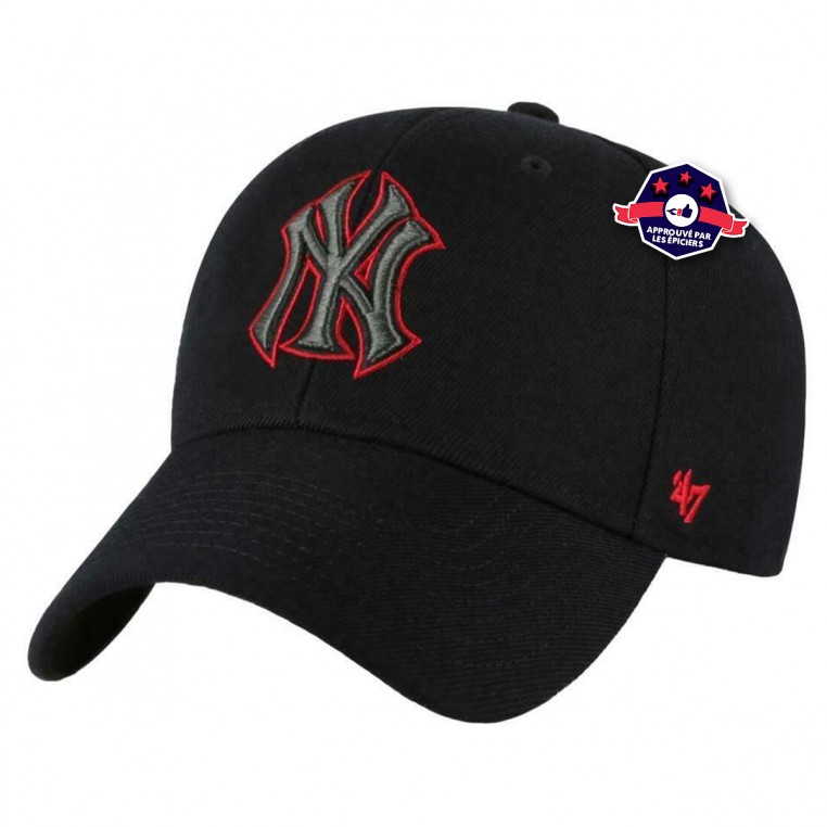 Casquette New York Yankees - Snapback Black Red