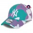 9Forty - New York Yankees - Camo Pack turquoise et fushia