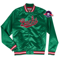 Veste en Satin - Milwaukee Bucks - Mitchell and Ness