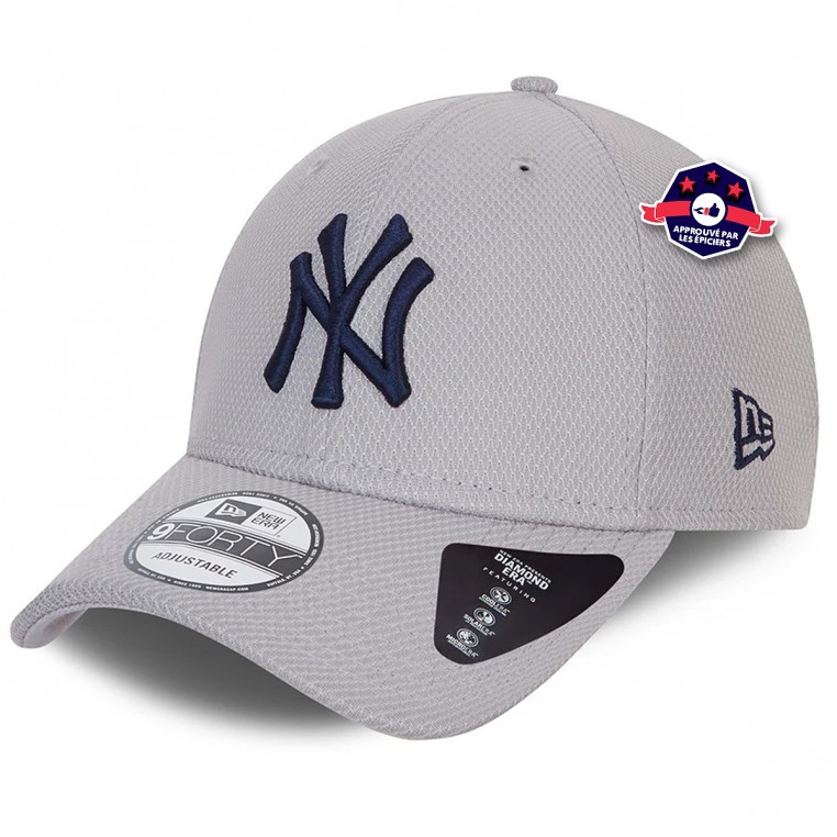 9FORTY Alt Team MLB Diamond Era grise des Yankees de New York