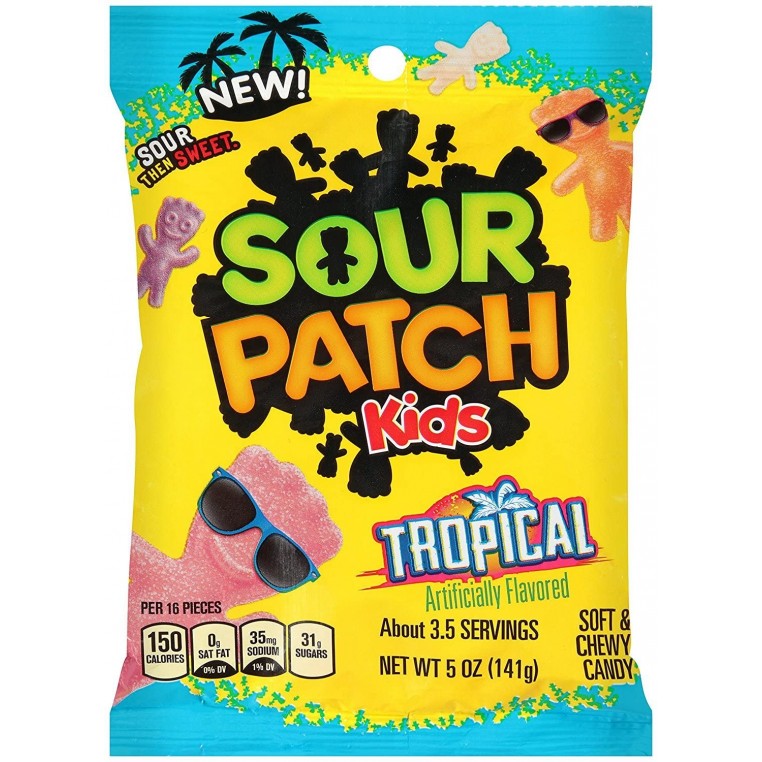 Sour Patch Kids Tropical - Sachet de 141g