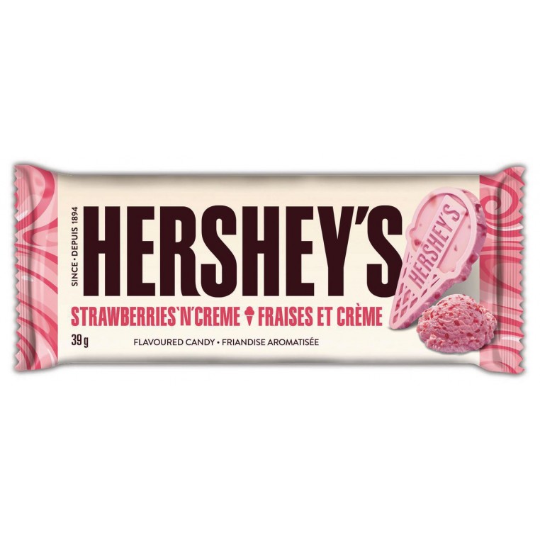 Hershey's Cookies'n'Strawberry - Chocolat aromatisé Fraise & Creme
