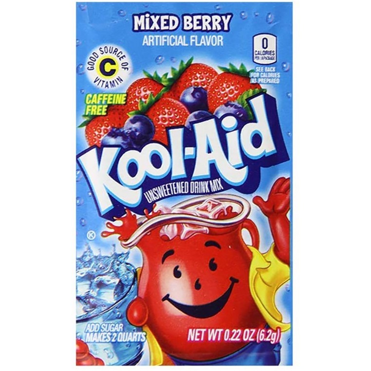 Sachet de Kool Aid Mixed Berry