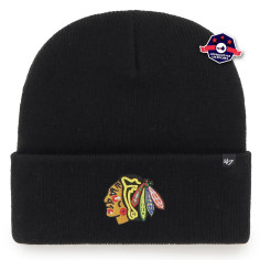 Bonnet '47 NHL Chicago Blackhawks - Noir