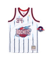 Jersey NBA - Hakeem Olajuwon - Houston Rockets - Blanc