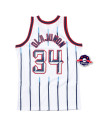 Jersey NBA - Hakeem Olajuwon - Houston Rockets - Blanc