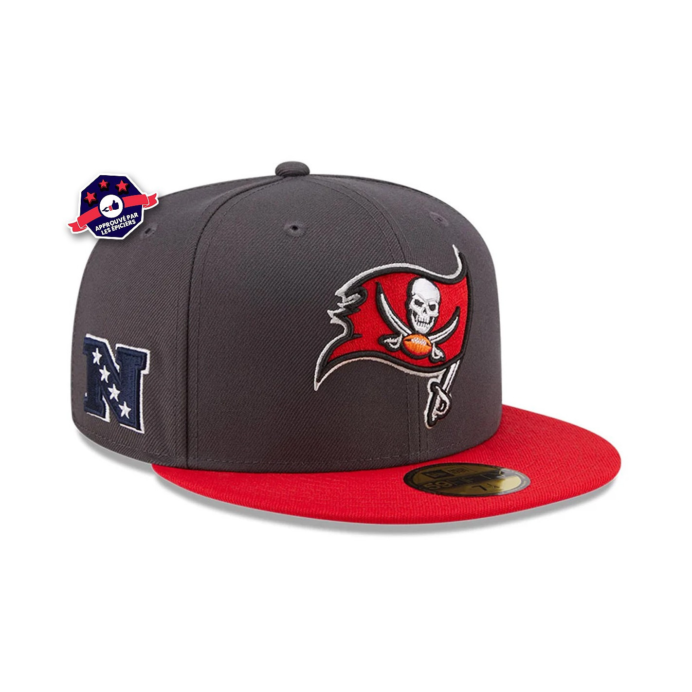Casquette 59FIFTY - Tampa Bay Buccaneers - Grey