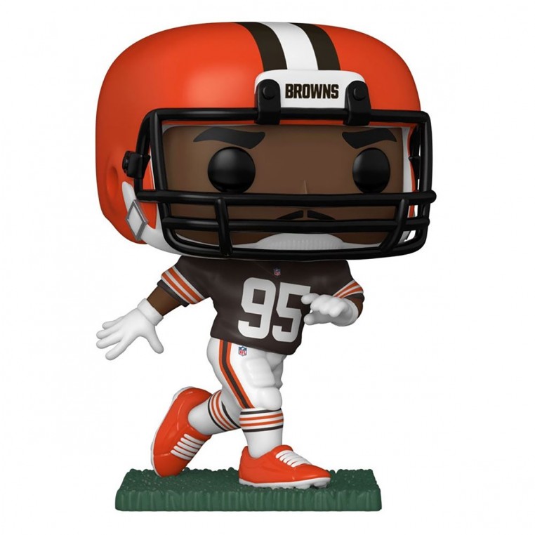 NFL POP! Sports Vinyl figurine Browns - Myles Garrett (Home Uniform) 9 cm