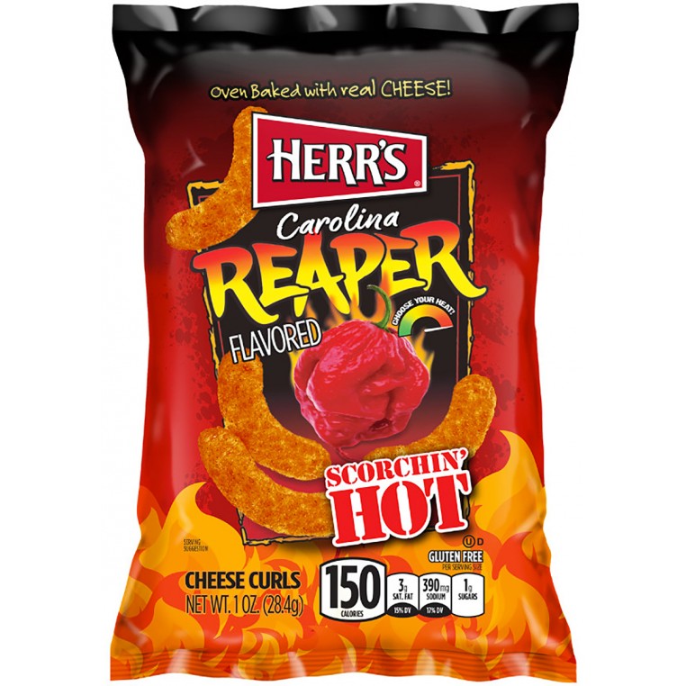 Chips Herr's au piment Carolina Reaper 28g
