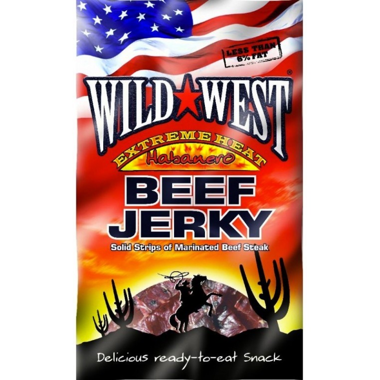 Beef Jerky Wild West Habanero Maxi format 85g