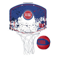 Mini Panier de Basket Wilson NBA - Detroit Pistons