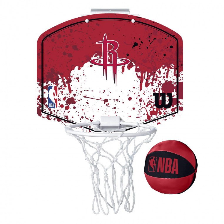 Mini Panier de Basket Wilson NBA - Houston Rockets