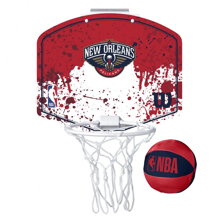 Mini Panier de Basket Wilson NBA - New Orleans Pelicans
