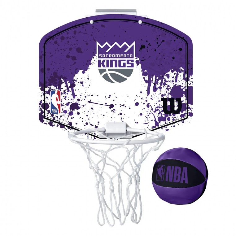 Mini Panier de Basket Wilson NBA - Sacramento Kings