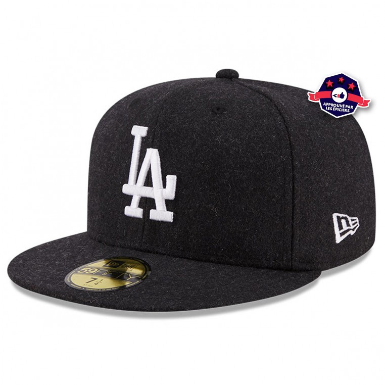 Casquette 59fifty - Los Angeles Dodgers - Melton - Noir