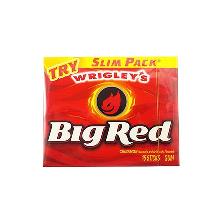 Chewing-gums à la cannelle Big Red - 15 sticks