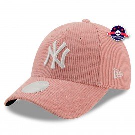 Casquette New Era - New York Yankees - Velours Rose - 9Forty