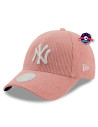 Casquette New Era - New York Yankees - Velours Rose - 9Forty