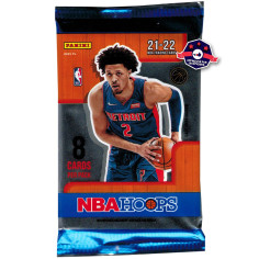 Pack Trading Cards NBA - 2021-22 Hoops ( Hobby Box) - 8 cartes