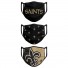 Masques en Tissu - New Orleans Saints - Lot de 3