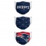 Masques en Tissu - New England Patriots - Lot de 3