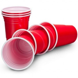 Hefty Everyday Easy Grip Pack of 30 Red Cups 18 OZ (532ml)