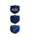 Masques en Tissu - St Louis Blues - Lot de 3