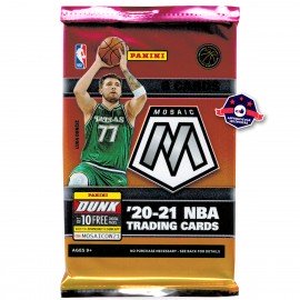 Pack Trading Cards NBA - 2021 Mozaic (Mega Box) - 8 cartes