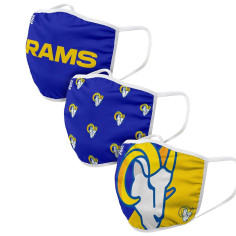 Masques en Tissu - Los Angeles Rams - Lot de 3