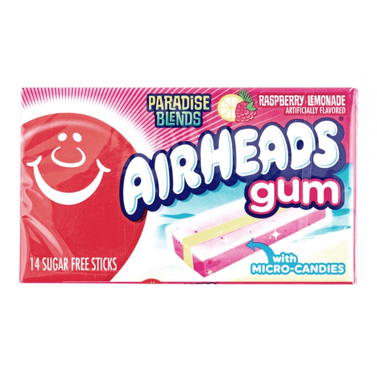 Chewing-gums - Airheads - Raspberry Lemonade - sans sucre